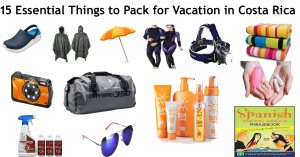 15 essential things to pack for a vacation in Costa Rica
