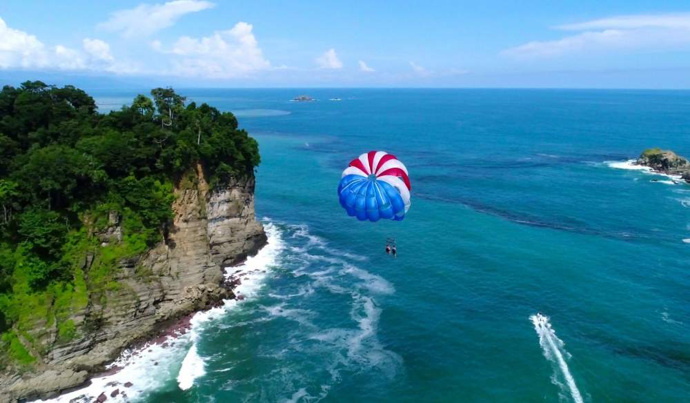Parasailing Above Manuel Antonio Beach Costa Rica