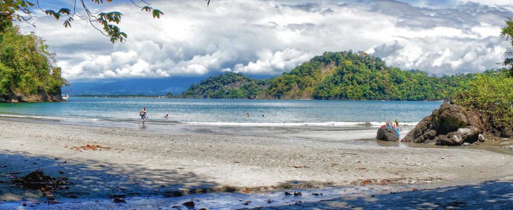 direct beach access to calm waters in Manuel Antonio beach