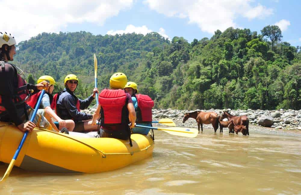 white water rafting Savergre River Costa Rica