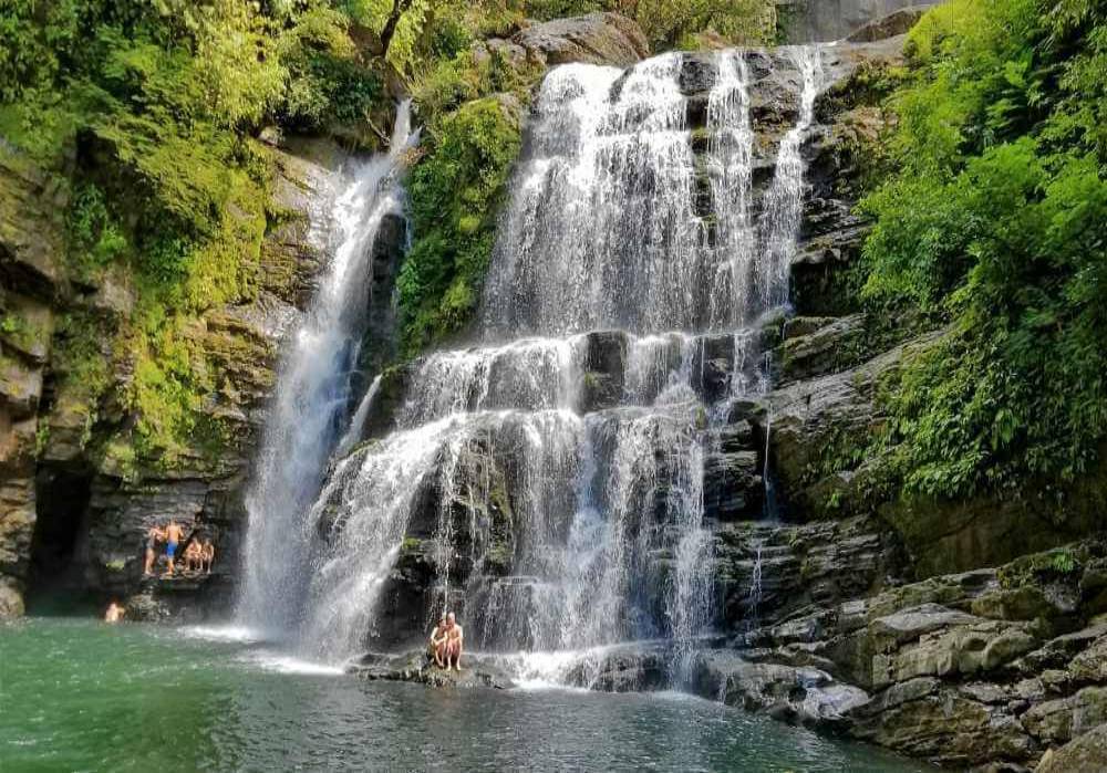 jungle waterfall Nauyaca falls costa rica