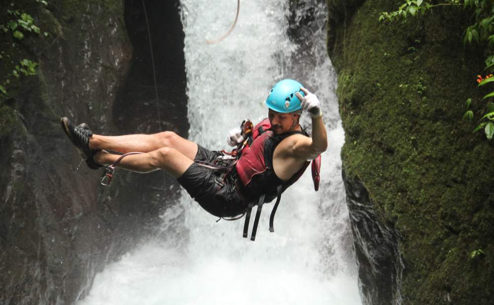 Waterfall Climbing and Rope Course Adventure Manuel Antonio Costa Rica