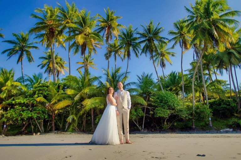 beach wedding costa rica