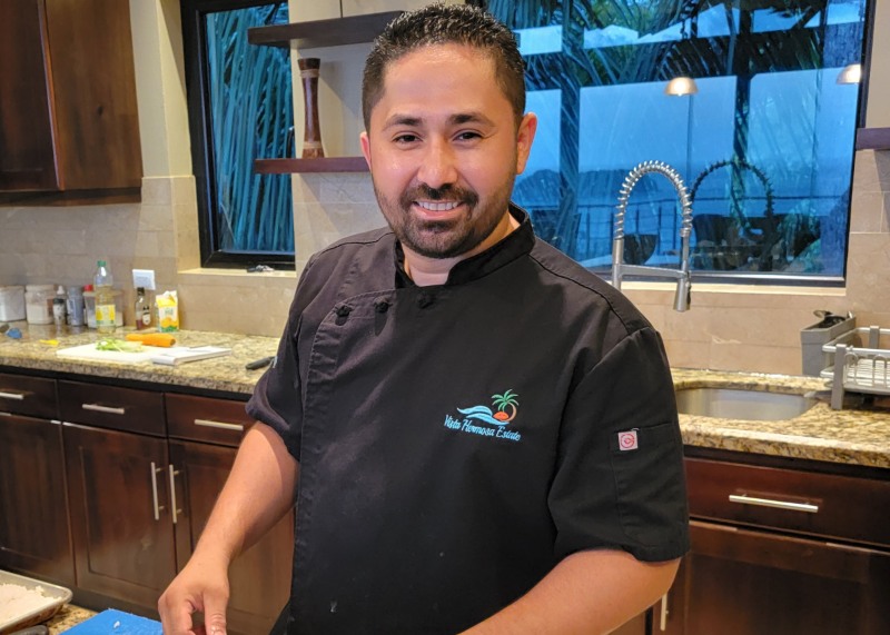 Chef at private luxury villas in Costa Rica