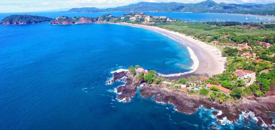 Costa Rica's pink sand beach