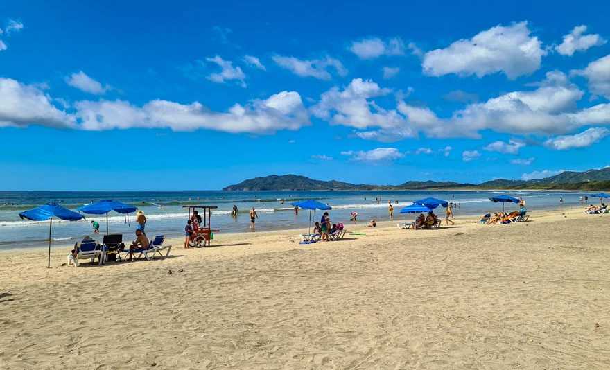 Costa Rica's popular beach