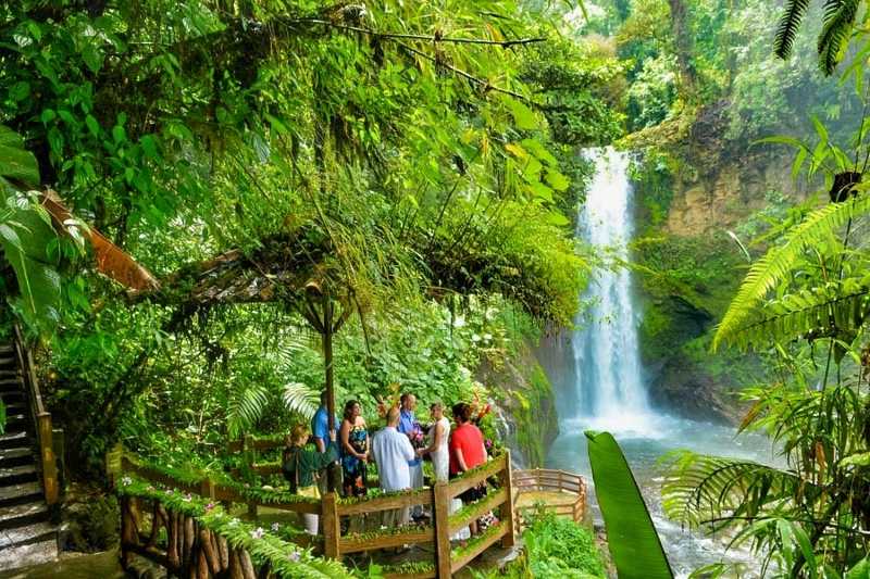La Paz waterfall gardens Costa Rica waterfalls