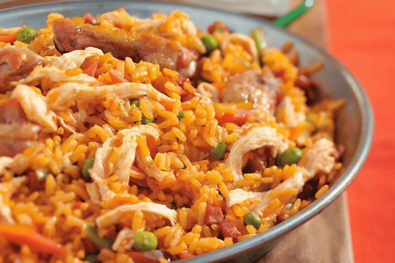 arroz con pollo - chicken rice in Costa Rica
