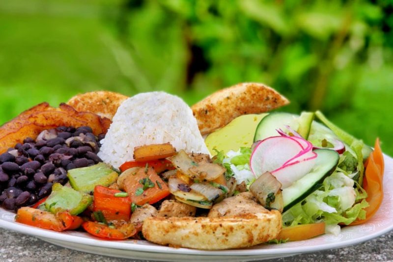 Casado a traditional Costa Rican meal