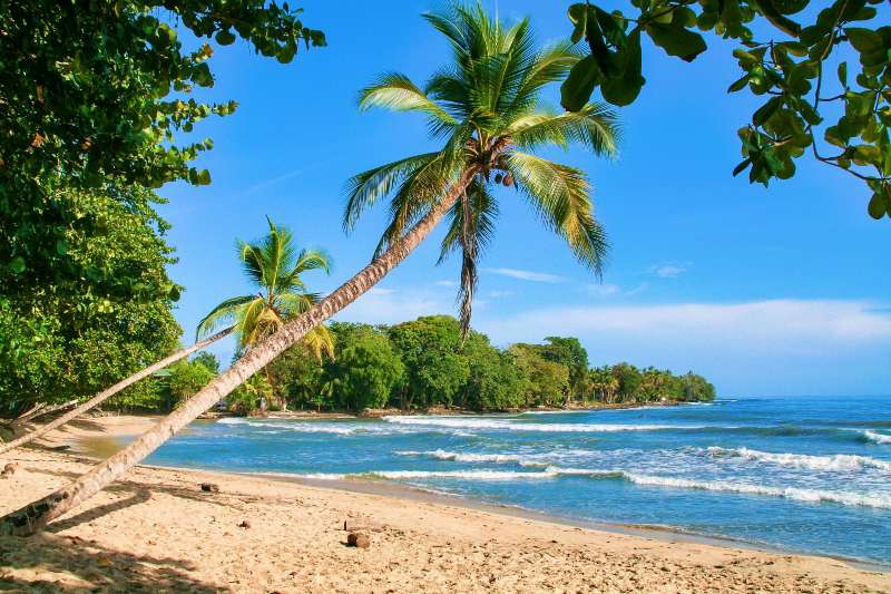Cahuita a small beach town on the Caribbean Coast in Costa Rica