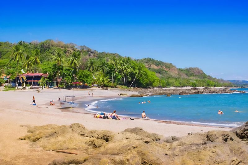 Beautiful beach town of Montezuma, on of the best beach towns Costa Rica