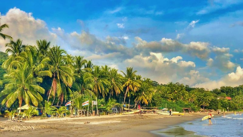 Samara a small beach town in Costa Rica with a laid back atmosphere