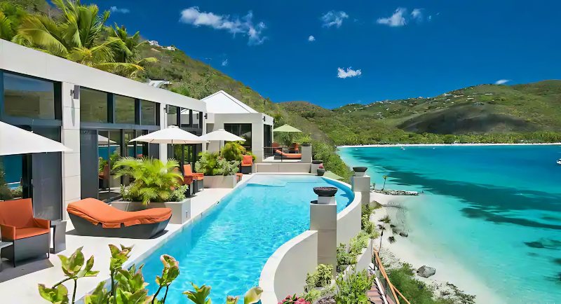 Renting a short term beachfront property in the Caribbean